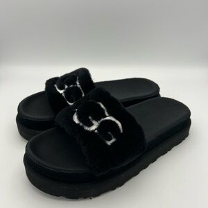 UGG Fuzzy Slide Sandals